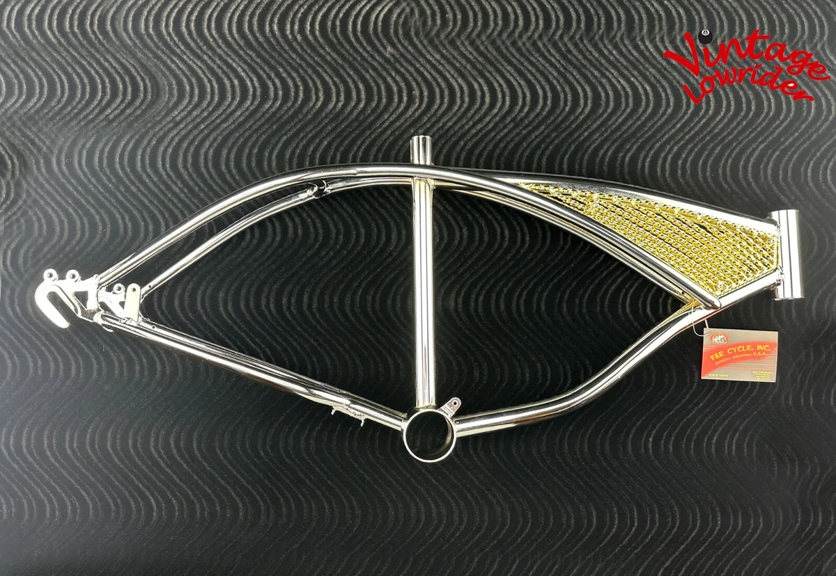 ORIGINAL LOWRIDER 20” Chrome Frame Classic Cruiser Bicycles w/Top