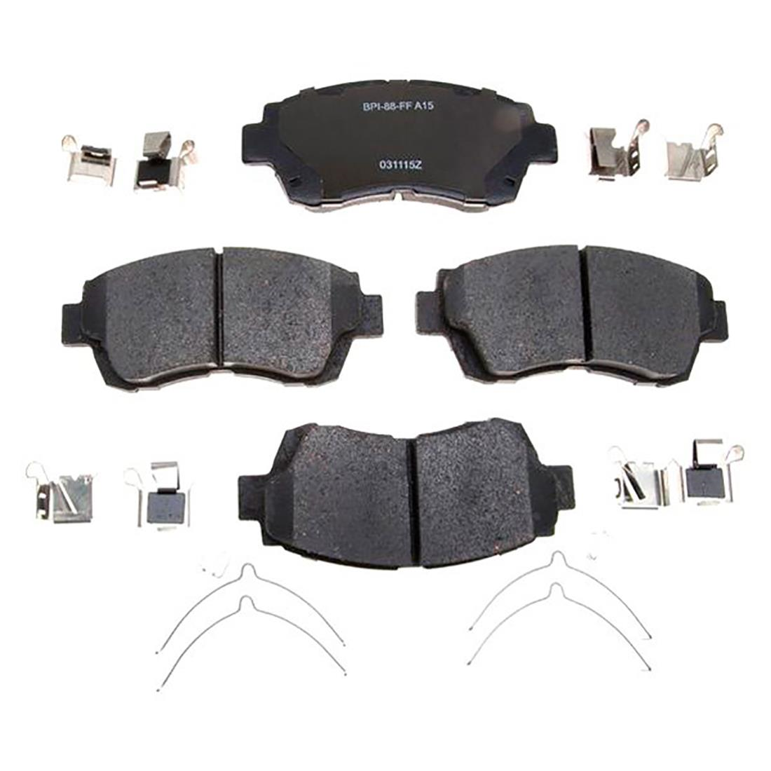 Front Kit Brake Rotors + Ceramic Pads & Hardware For 19921995 Toyota