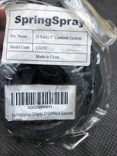 SPRING SPRAY (5 PACK) Camlock Gaskets 2" CG205  | 5 pack