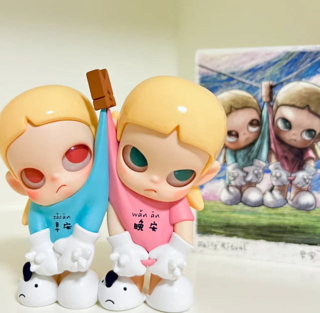 POP MART Zsiga Twins Series Blind Box Of 9 Figure Toy Gift | eBay
