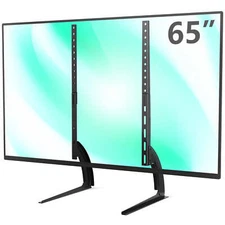 TAVR Universal Tabletop TV Stand Base Legs for 27-65" TV, 3 Height Levels