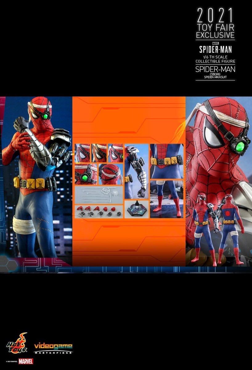 HOT TOYS VGM51 MARVEL'S SPIDER-MAN SPIDER-MAN (CYBORG SPIDER HOT TOYS VGM51 MARVEL'S SPIDER-MAN SPIDER-MAN (CYBORG SPIDER