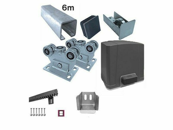 BodenfüHrung-Set 60X60 Zn Schiebetor Mit Pvc-Zahnstange/Schiebetorantrieb Came-image
