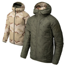Helikon Tex Reversible Wolfhound Hoodie Jacke Windpack US Desert Night Camo