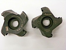 2 PIECES. WALTER #F2238CR.UC.076.Z02.025.6 MILLING CUTTER FRONT PIECE  E089