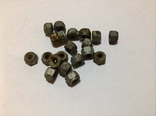 NOS Simmonds 7/32” BSF Steel Thick Fibre Self Locking Nut p/n DP/1 qty 20 (R/7)