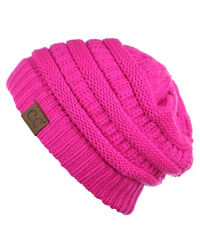 Hot item! CC Beanie New Women's Knit Slouchy Thick Cap Hat Unisex Solid Color - Picture 101 of 391