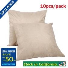 CA-Pickup 40x40cm Linen Sublimation Blank Pillow Case Cushion Cover 10pcs/pack
