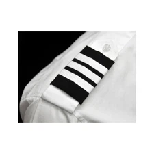 Aero Phoenix Professional Pilot Epaulets - Three White Bars on Navy