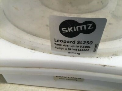 Skimz SL250 Leopard Protein Skimmer Reef Aquarium rated to 3500L