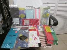 Set Of 45 Assorted Packages Of Tissue Paper New In Pkg.
