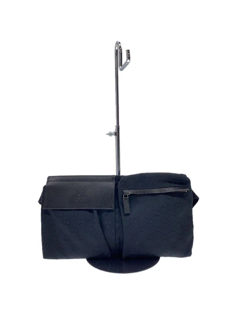 Sac GUCCI taille GG toile noir occasion