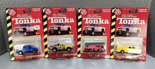 1999 Maisto Tonka Lot Of 4 Diecast #'s 36-19-43-35 - Afbeelding 1 van 6