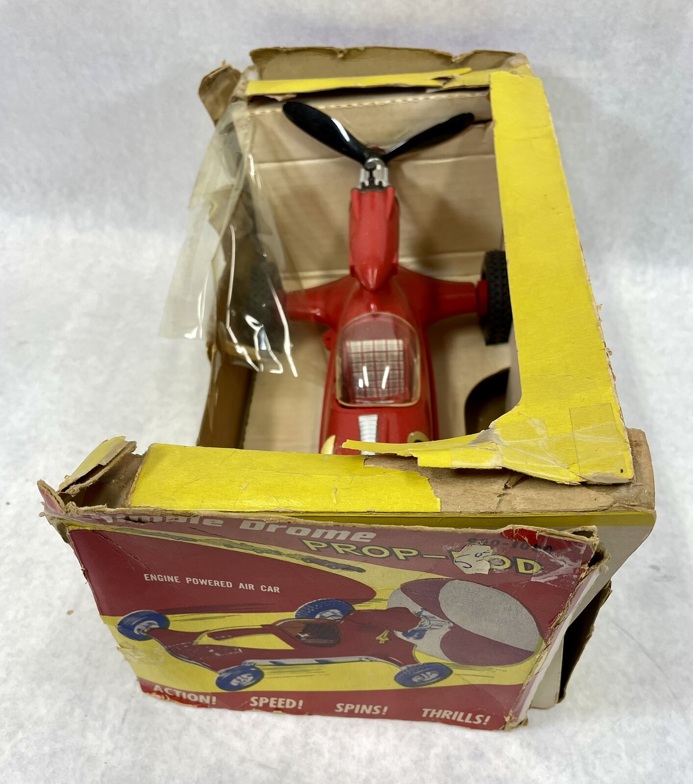 Vintage 1950s COX Thimble Drome Prop Rod 1 RED w/Original Box RARE eBay