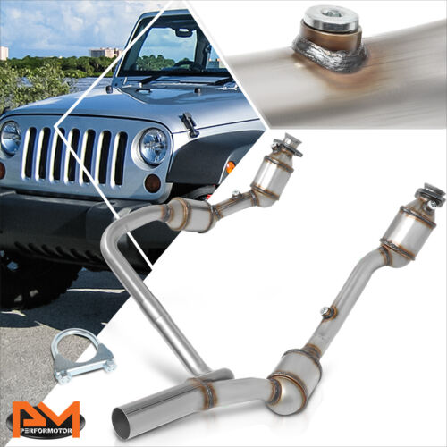 Pour 07-09 Jeep Wrangler 3,8 L remplacement direct convertisseur catalytique tuyau d'échappement - Photo 1/9