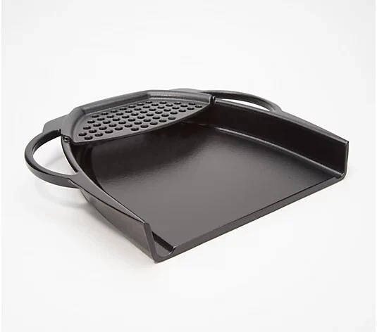 Cook's Essentials Cast-Iron Plancha - Image 2 of 4