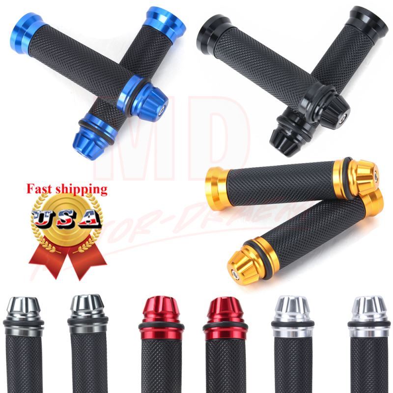 Motorcycle 7/8 22mm Handlebar Grips for Suzuki GSX-R600 GSX-R 600 GSX R GSXR 600 1992-2017 2018 2019 2020 2021 2022 Motorcycle Non-Slip Rubber Grip(Black Motorcycle 7/8 22mm Handlebar Grips for Suzuki GSX-R600 GSX-R 600 GSX R GSXR 600 1992-2017 2018 2019 2020 2021 2022 Motorcycle Non-Slip Rubber Grip(Black