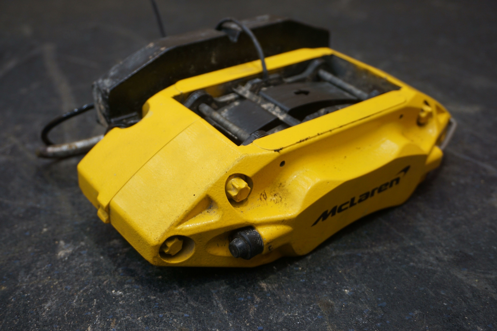 Rear Right Passenger Brake Caliper Yellow OEM 11C0486CP McLaren 650s Spider 2016
