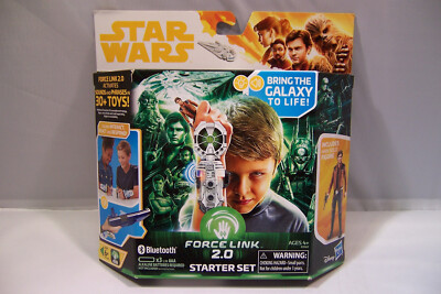 HASBRO STAR WARS FORCE LINK 2.0 STARTER SET HAN SOLO WEARABLE TALKING TECHNOLOGY
