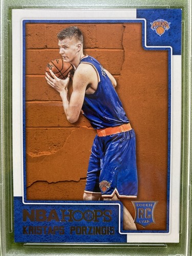 Kristaps Porzingis ROOKIE CARD GRADED PSA 9 RC 2015 KRISTAPS PORZINGIS Hoops rc - Picture 14 of 24