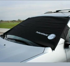 Delk Polarshield Winter Snow Car Wind Proof Windshield Cover w/ Security Panels