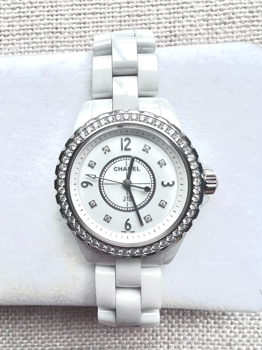 Chanel J12 with diamonds great condition h7189_1641411124.jpg main image 2