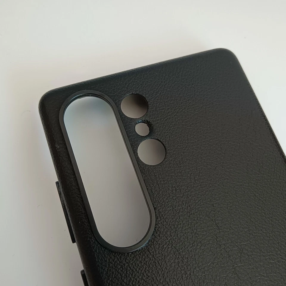 Luxury Kindsuit Leather Case for Samsung Galaxy S25 Ultra Metal Ring Armor Cover - Image 4 of 4