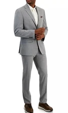 Ben Sherman Men's Slim-Fit Solid Suit MSRP $395
