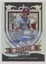 2021 Panini Prizm Draft Picks Crusade Silver Cody Morissette #C-CM Auto 0q3