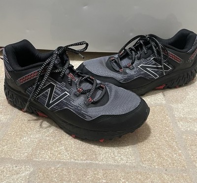 New Balance Men\'s 410v6 Trail Runners, Exc Condition, Sz 13 Grey/Blk/Red Accents New Balance 410v6 Men main image 4