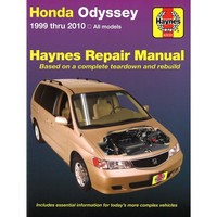 Honda Odyssey 1999-2010 Workshop Manual Haynes