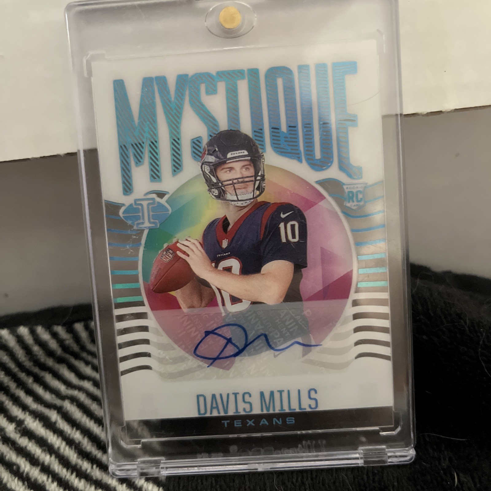 Davis Mills Panini Illusions Mystique #MY20 Autograph