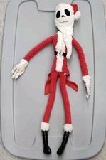 Disney Santa Jack Skellington Plush Doll The Nightmare Before Christmas 26''