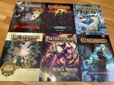 Pathfinder RPG Absalom, Cheliax, Mythical Monsters, 6 Book Lot D&D 3.5