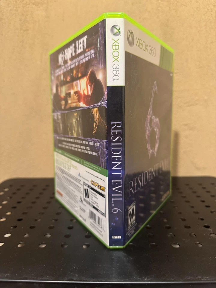 Resident Evil 6 (Microsoft Xbox 360, 2012) Capcom COMPLETE CIB TESTED - Image 2 of 4