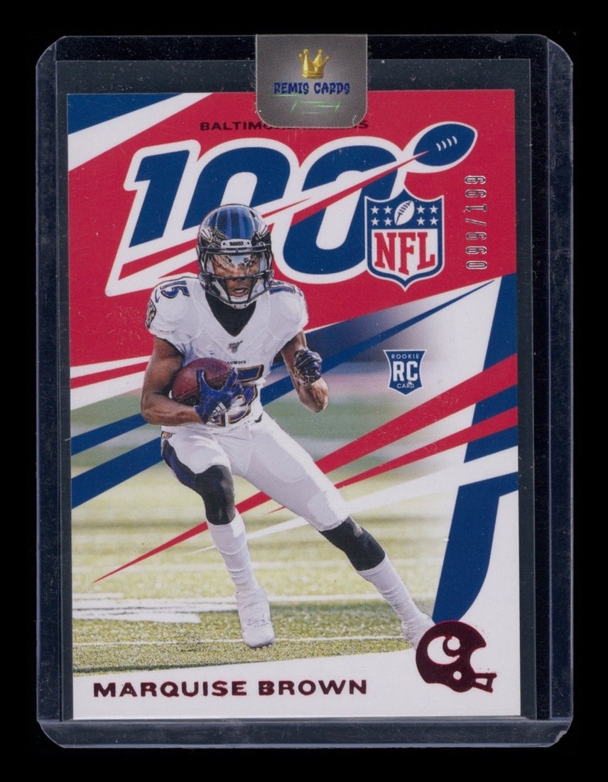 Marquise Brown Panini Chronicles NFL 100 #9 Base