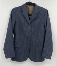 Devon Aire English Horse Riding Show Jacket Pinstripe Equestrian Women's Size 14