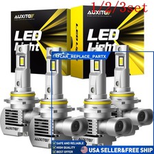 4/8X 9005 9006 LED Headlights High Low Beam bulb 200W Super Bright 10000K Combo