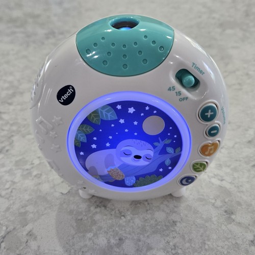 VTech Baby Soothing Slumbers Sloth Projector Lights Sounds Music Tested Working!