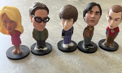 The Big Bang Theory Pack Funko Figurines Wacky Wobbler Bobble Head Figuren Set