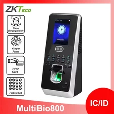 ZKTeco MultiBio800 Face Fingerprint Recognition Time Attendance Access Control