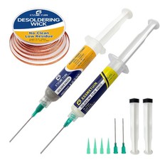Solder Paste Sn63/Pb37 30G  No Clean Soldering Flux 10cc for Electronic...