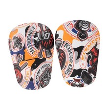 Small Soccer Shin Guards Comfortable PU Mini Shinguard Protective Football