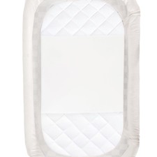 100 Mulberry Silk Bassinet Sleeve for Baby Bald Spots, Preminium 23 Momme Si...