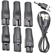 Universal USB charging cable set for shavers / trimmers / groomers- 8 pieces set