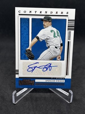 2021 Panini Contenders SPENCER STRIDER Rookie Autograph #CA-SS Braves RC