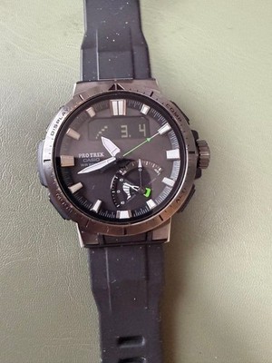 CASIO PRO TREK PRW-70Y-1JF Black Multi Field Line aus Japan Gebraucht