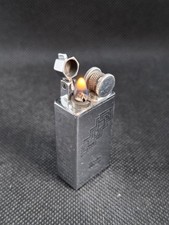 Ancien Briquet Essence A Levier Dandy Paris Old Petrol Lighter