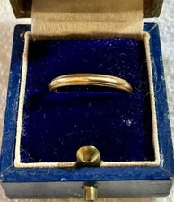 Vintage 14K ArtCarved Wood Sons Wedding Band Gold Ring Sz 6.75 Weight 2.1 Grams