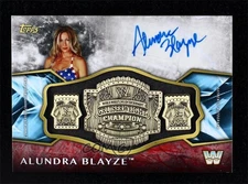 2017 Topps Legends of the WWE Red 1/1 Alundra Blayze #ARC-MD Auto 0c3